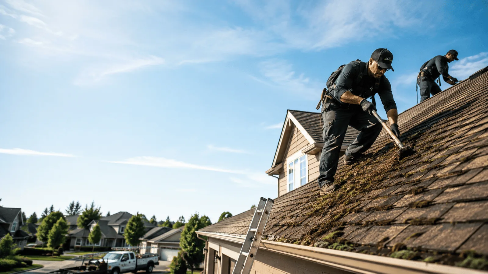 Roof Moss Removal in Divernon, IL near me